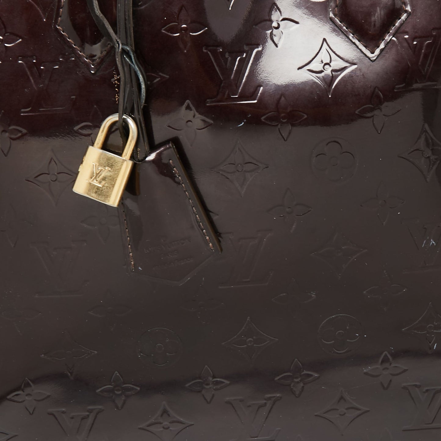 Louis Vuitton Amarante Monogram Vernis Alma GM Bag