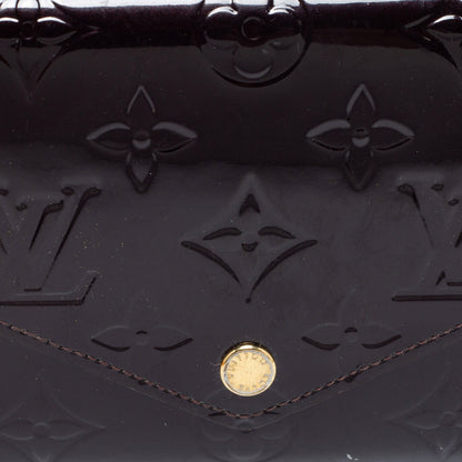 Louis Vuitton Amarante Monogram Vernis Jeanne Wallet