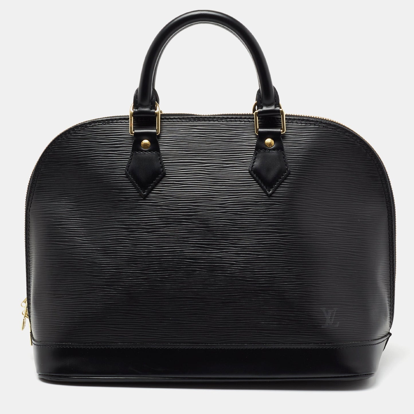 Louis Vuitton Black Epi Leather Alma PM Bag