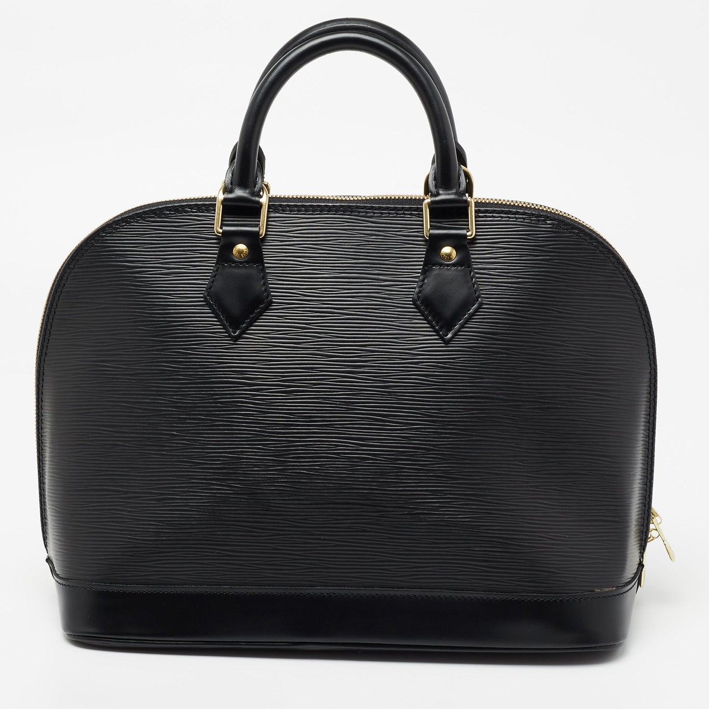 Louis Vuitton Black Epi Leather Alma PM Bag