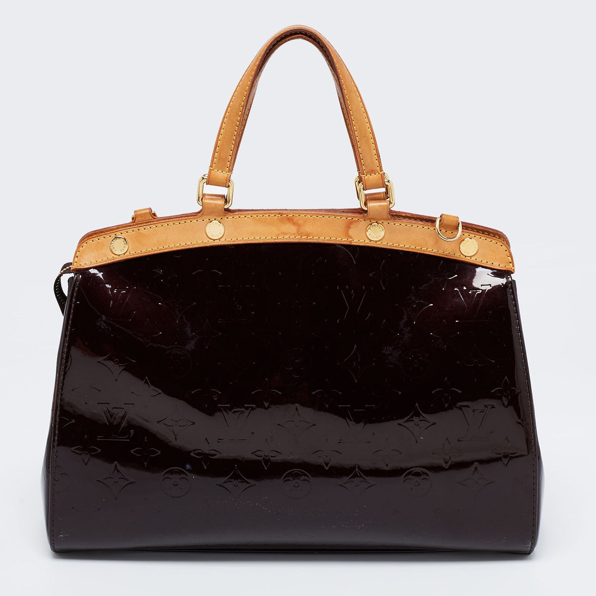 Louis Vuitton Amarante Monogram Vernis Brea MM Bag