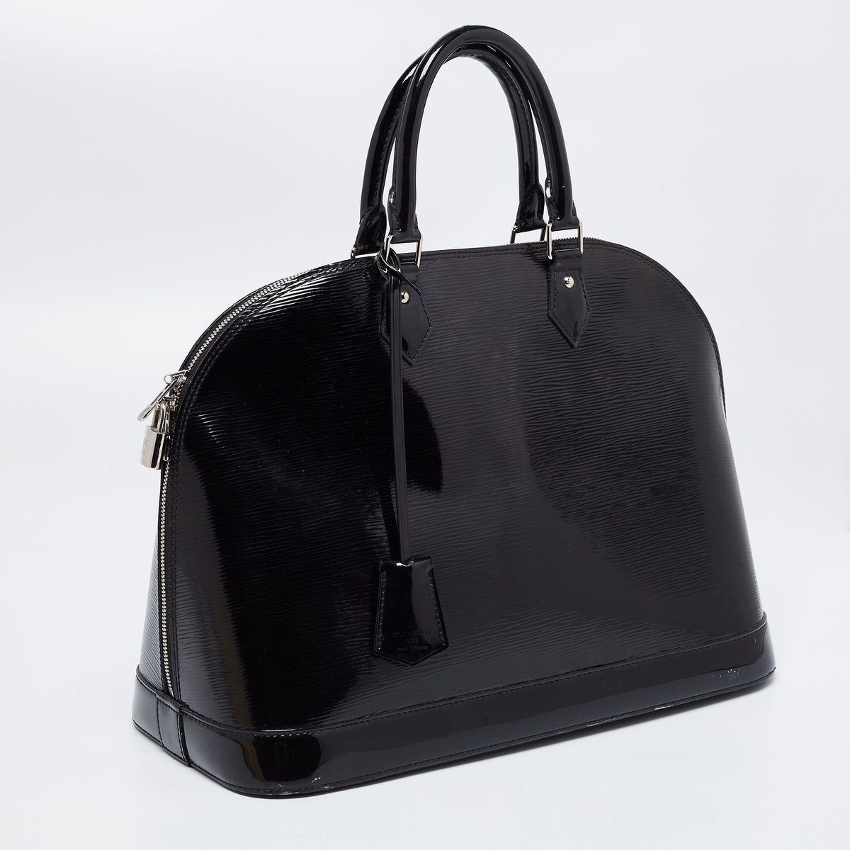 Louis Vuitton Black Electric Epi Leather Alma GM Bag