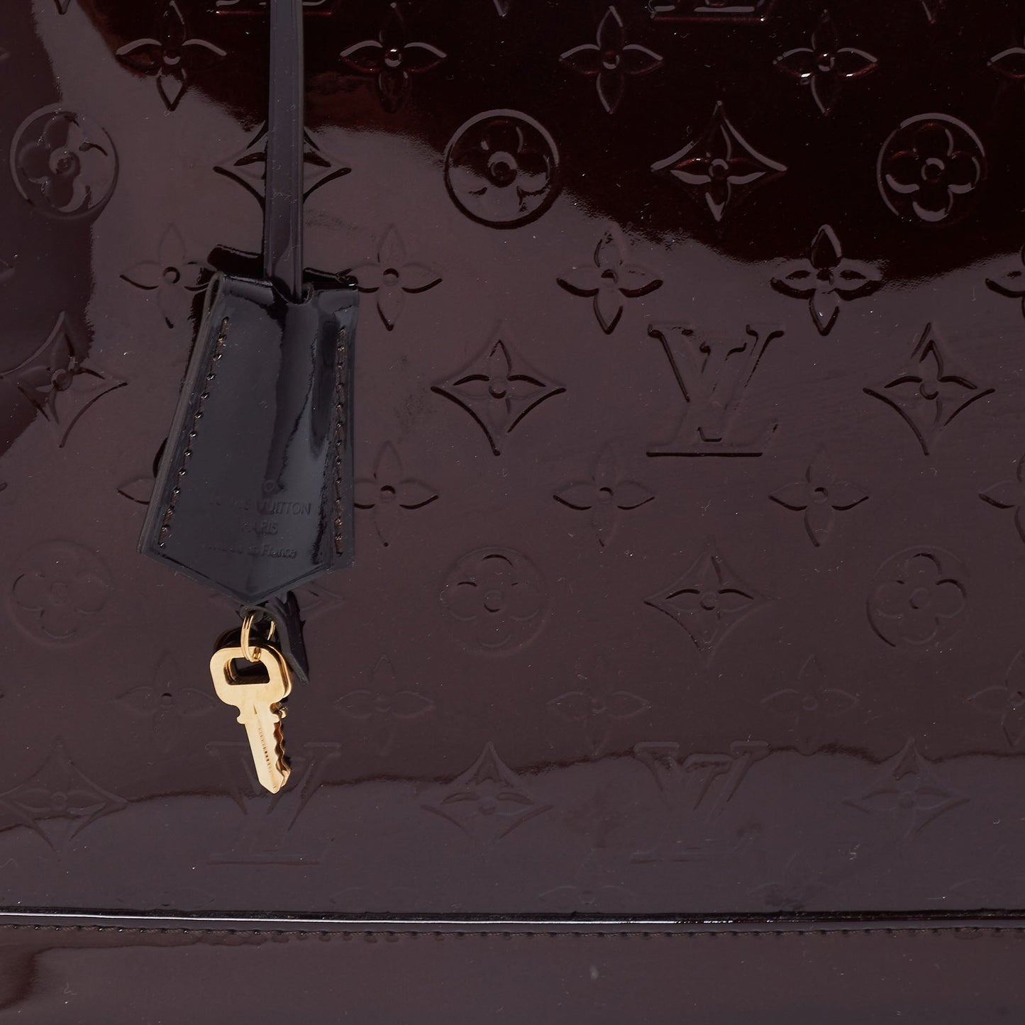 Louis Vuitton Amarante Monogram Vernis Alma GM Bag