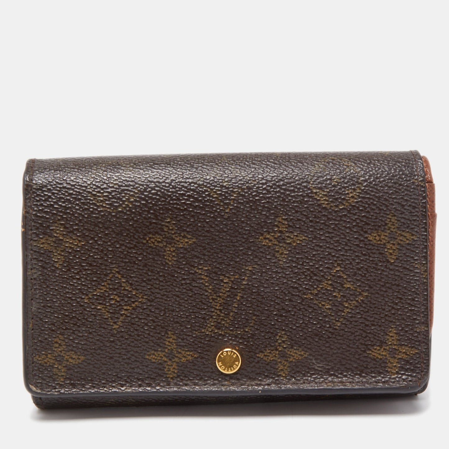 LOUIS VUITTON Monogram Canvas Porte Monnaie Tresor Wallet