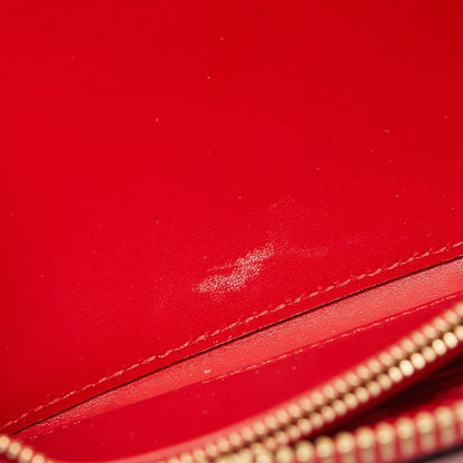 LOUIS VUITTON Cerise Monogram Vernis Zippy Wallet