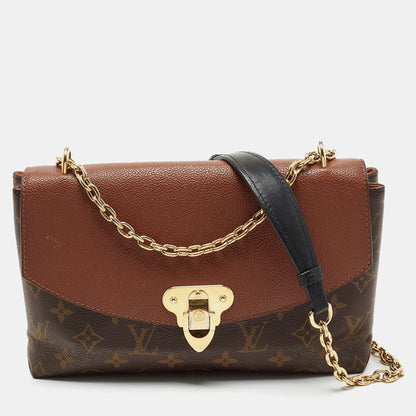 LOUIS VUITTON Caramel Monogram Canvas and Leather Saint Placide Bag