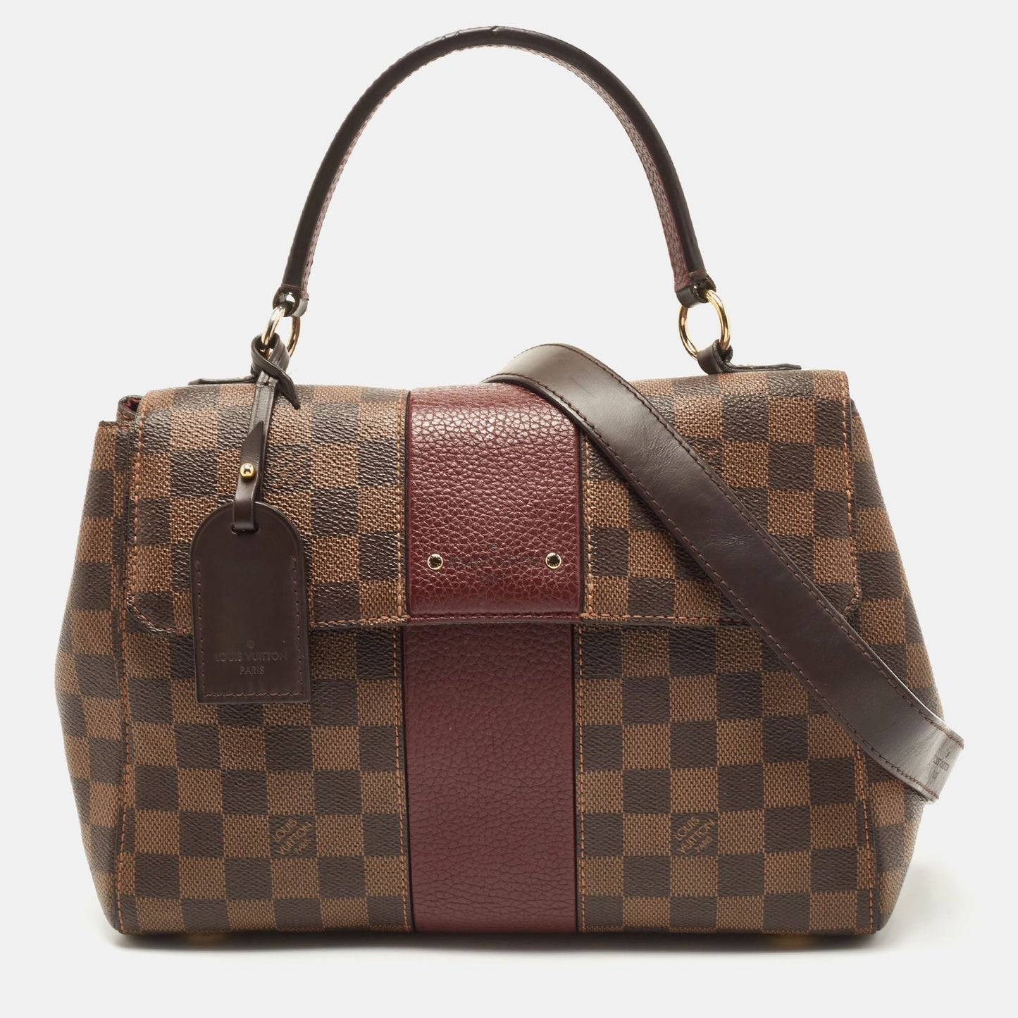 LOUIS VUITTON Bordeaux Damier Ebene Bond Street Bag