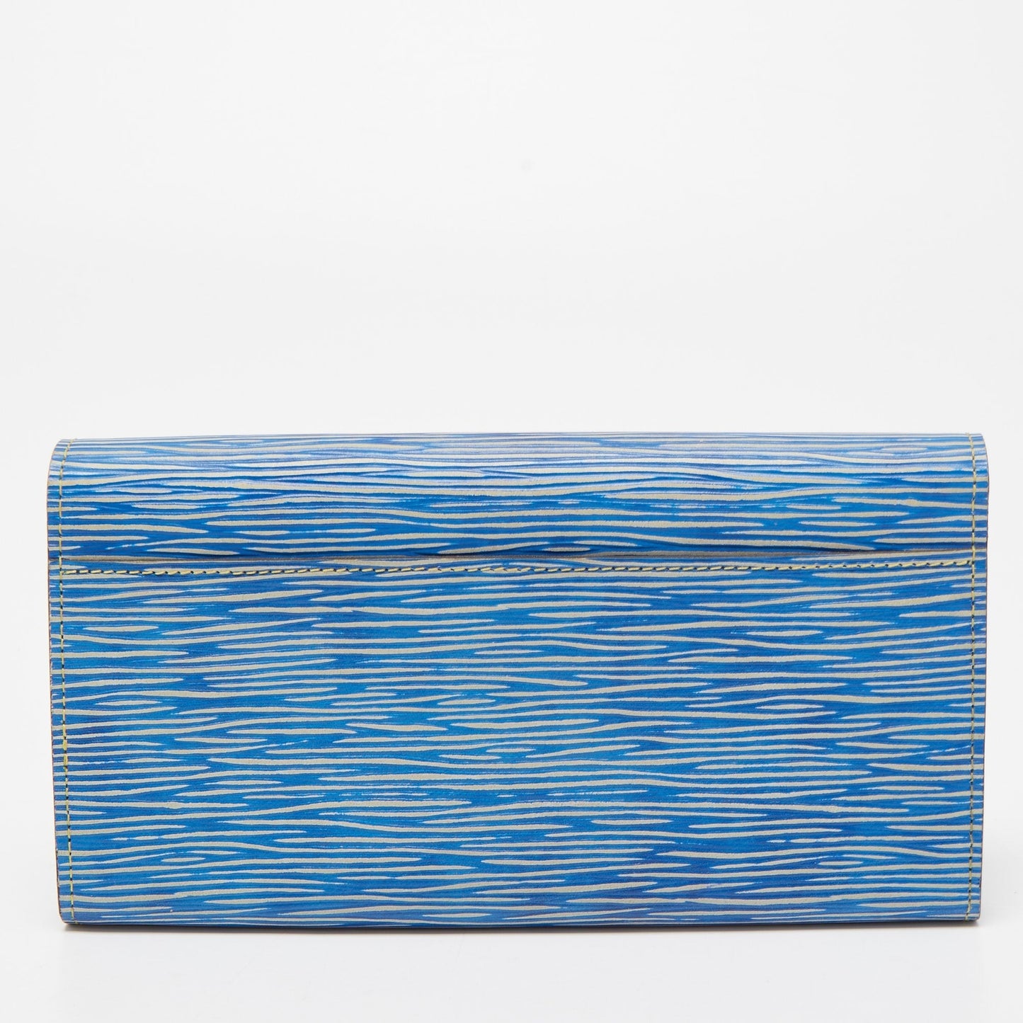 LOUIS VUITTON Denim Epi Leather Sarah Wallet