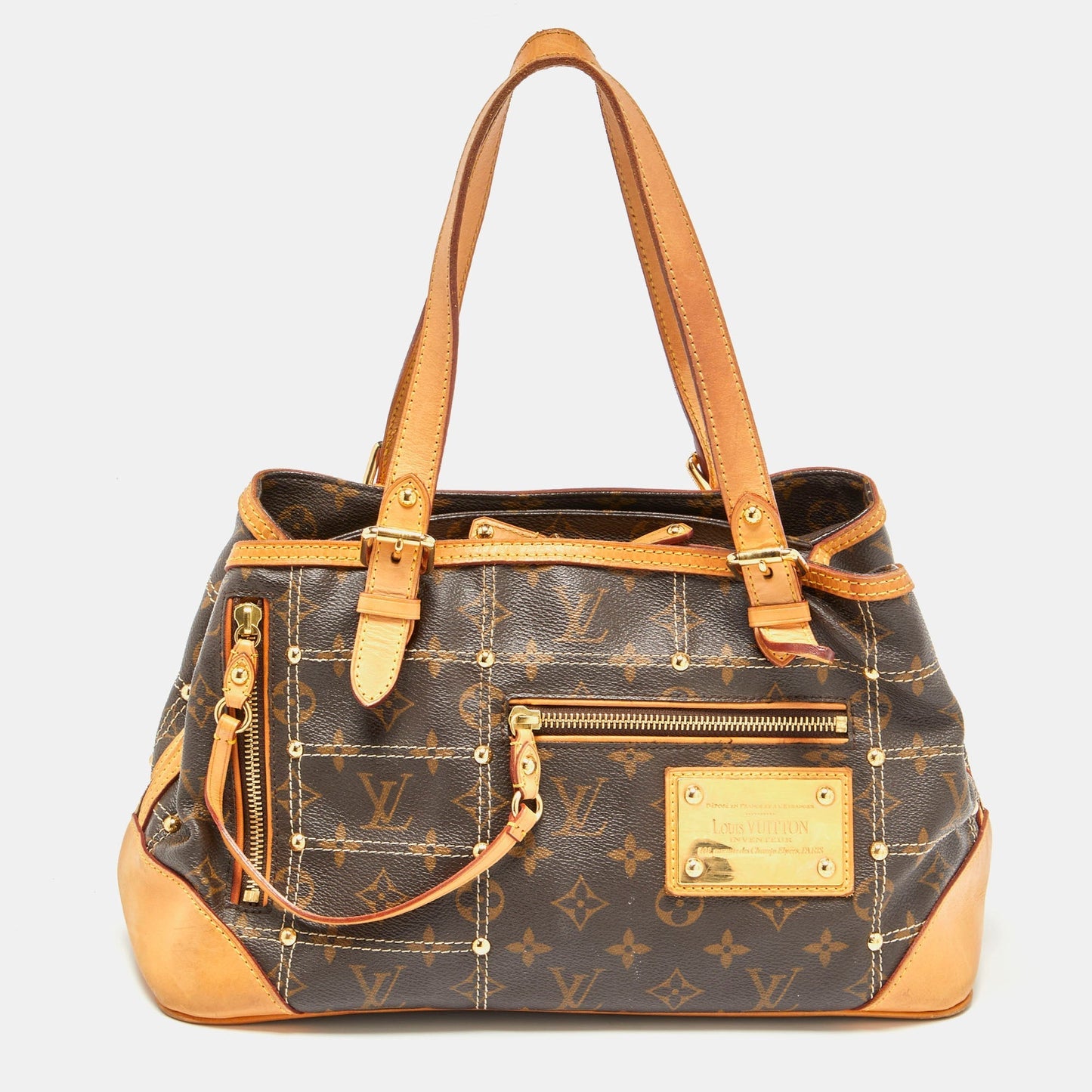 LOUIS VUITTON Monogram Canvas Limited Edition Riveting Bag