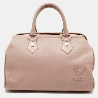 LOUIS VUITTON Rose Cuir Leather Cinema Intrigue Bag