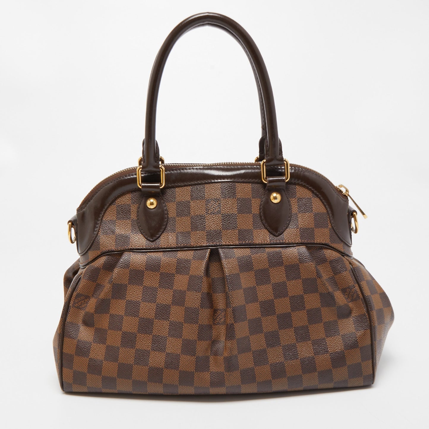 LOUIS VUITTON Damier Ebene Canvas Trevi PM Bag