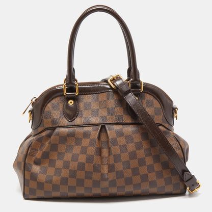 LOUIS VUITTON Damier Ebene Canvas Trevi PM Bag