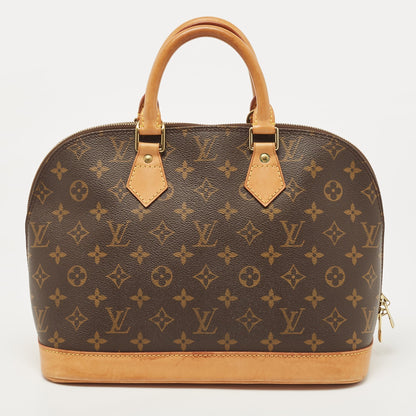 LOUIS VUITTON Monogram Canvas Alma PM Bag