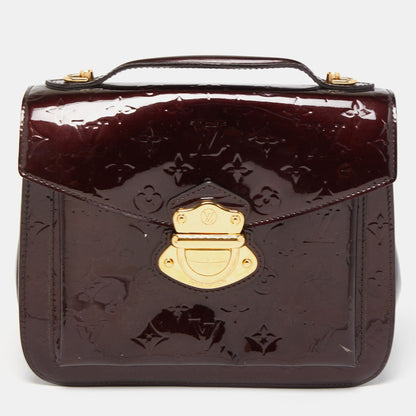 LOUIS VUITTON Amarante Monogram Vernis Mirada Bag