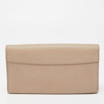 LOUIS VUITTON Galet Taurillion Leather Capucines Wallet