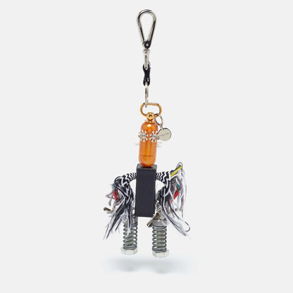 PRADA Multicolor Robot Bag Charm