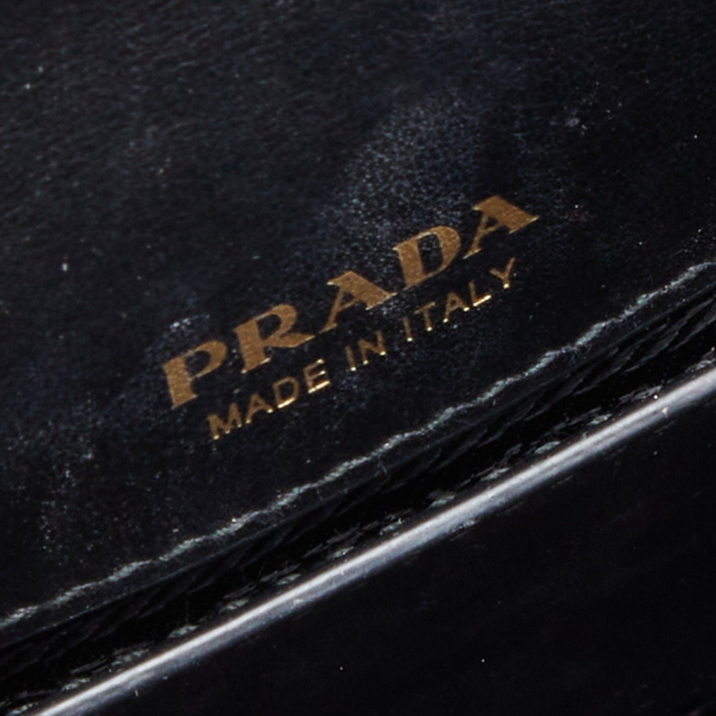 Prada Black Leather Cahier Belt Bag