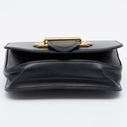 Prada Black Leather Cahier Belt Bag