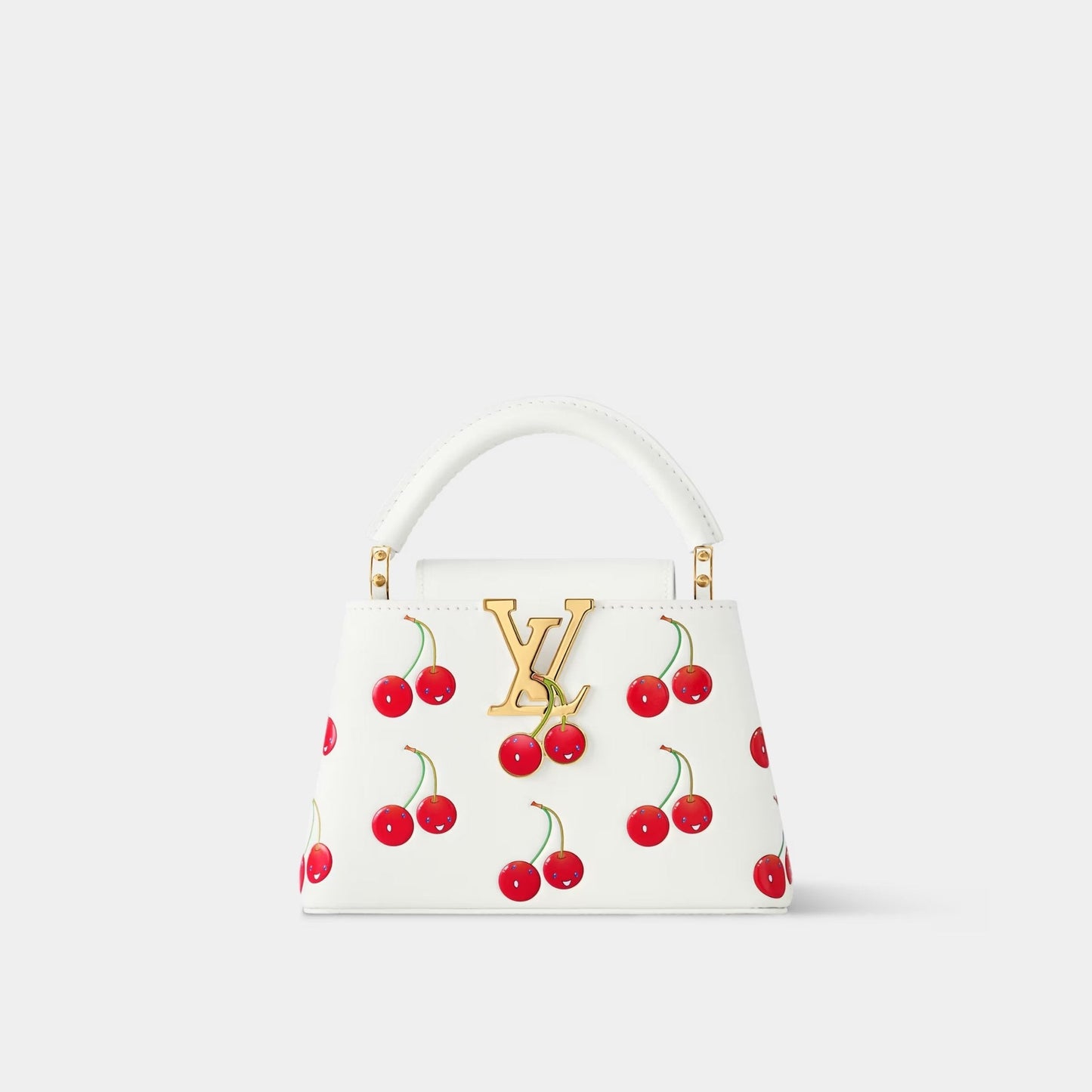 LV x TM Capucines Mini Bag Cherries Embossed