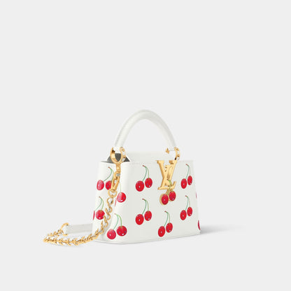 LV x TM Capucines Mini Bag Cherries Embossed
