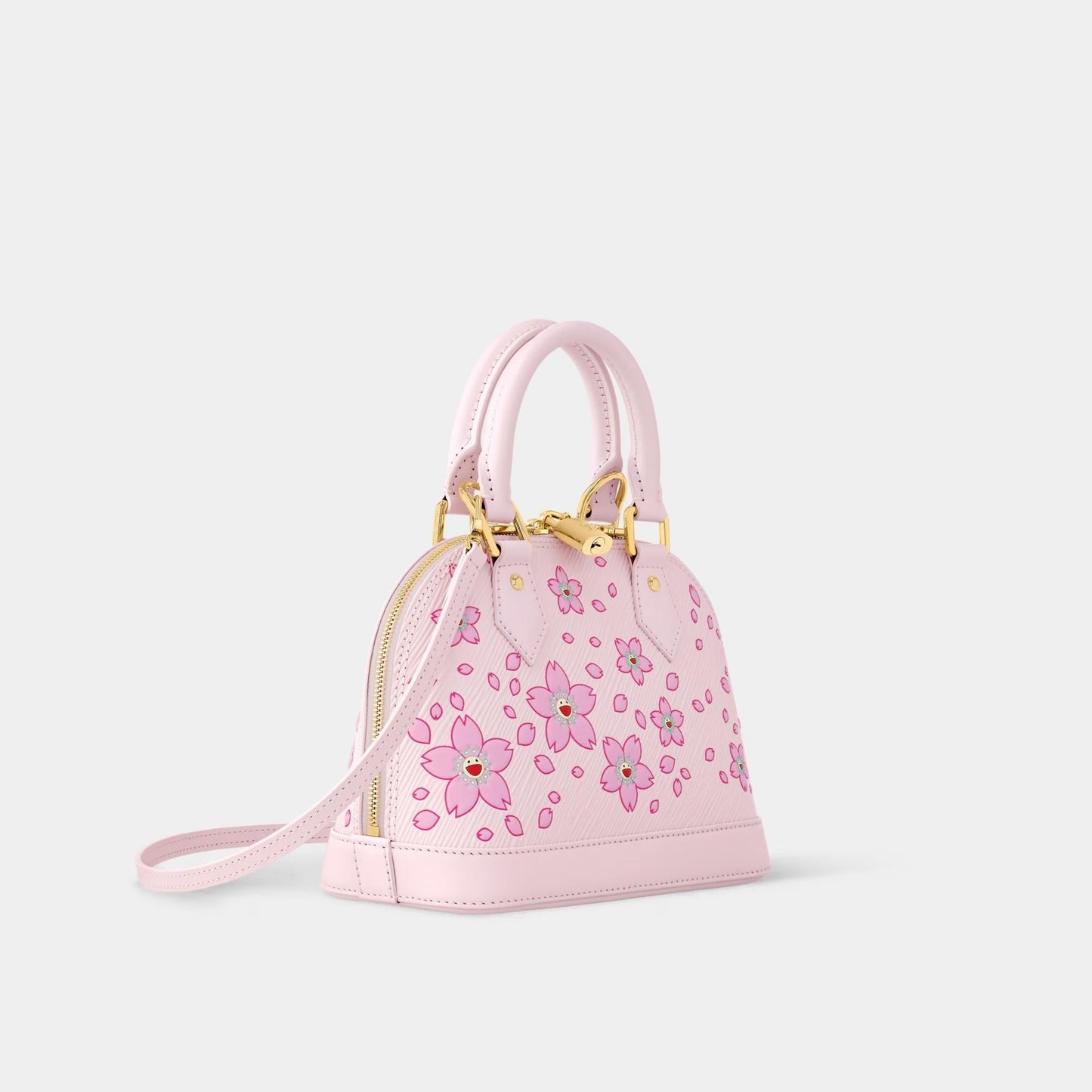 LV x TM Alma BB Cherry Blossom Motif Handbag