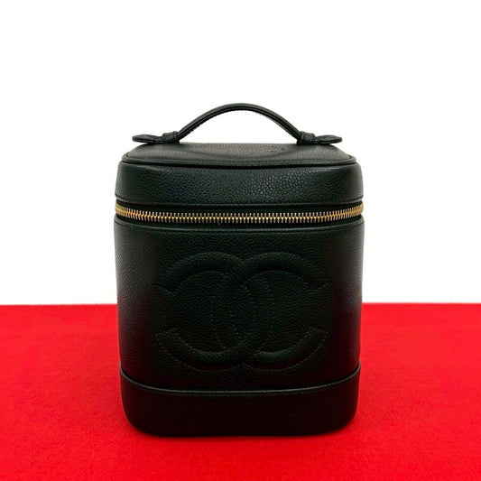 Chanel Coco Mark Caviar Mini Handbag