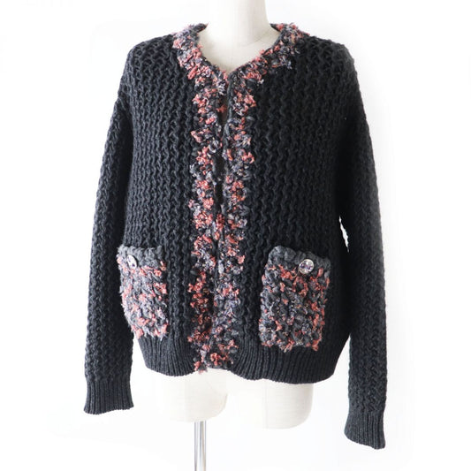 Chanel Cashmere Cardigan COCO Mark Button
