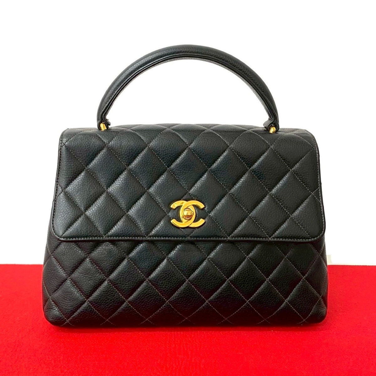 Chanel Matelassé Caviar Skin Handbag
