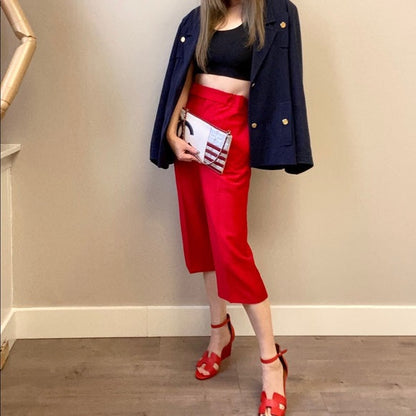 CELINE two-way wool pants
