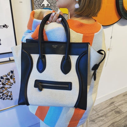 CELINE luggage cloth Handbag