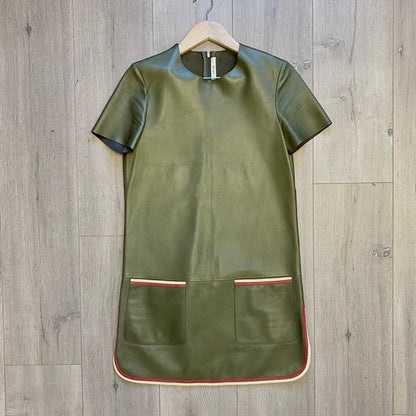 CELINE lambskin leather dress