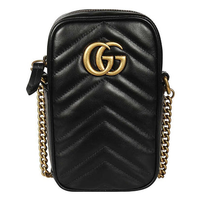 (WMNS) GUCCI GG Marmont Mini-Sized Single-Shoulder Bag Black 598597-DTDCT-1000