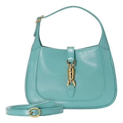 (WMNS) GUCCI Jackie 1961 SeriesBag Single-Shoulder Bag MIni-Size Blue 637091-10O0G-4933