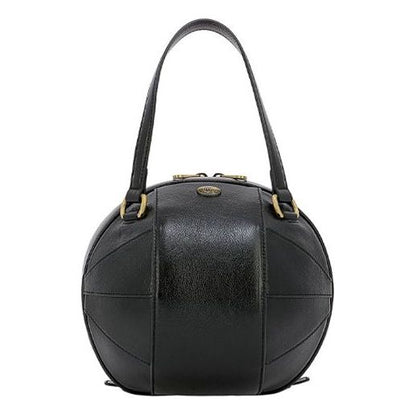(WMNS) Gucci Unisex Leather Enamel Logo HandBag Black 536110-0PL0T-1000