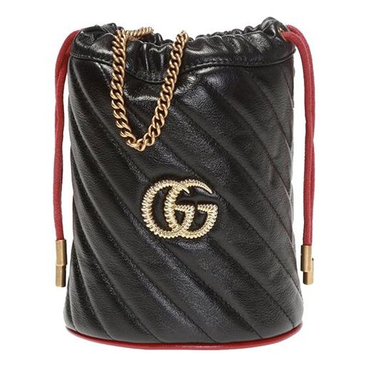 (WMNS) GUCCI Marmont Series Handbag Mini Black 573817-0OLPX-8277