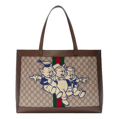 (WMNS) GUCCI Ophidia Series Pattern GGSingle Shoulder Bag Brown 547947-9VE1C-8685