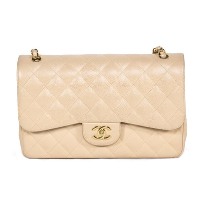 Chanel Caviar Classic Jumbo Double Flap Bag