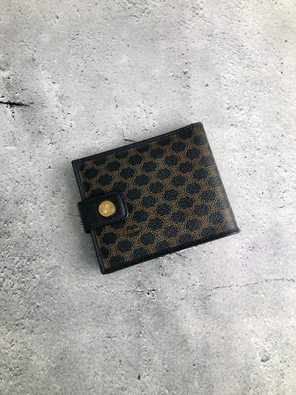 CELINE  Folded Wallet Black Vintage y827bx