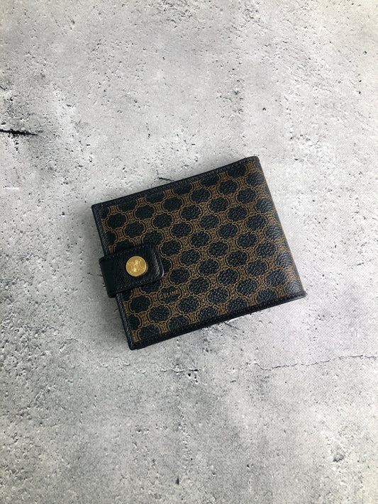 CELINE  Folded Wallet Black Vintage y827bx