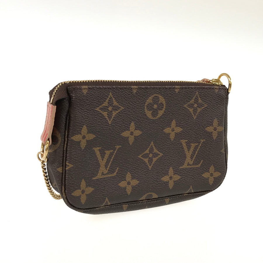 LOUIS VUITTON trunk print stripes Pouch