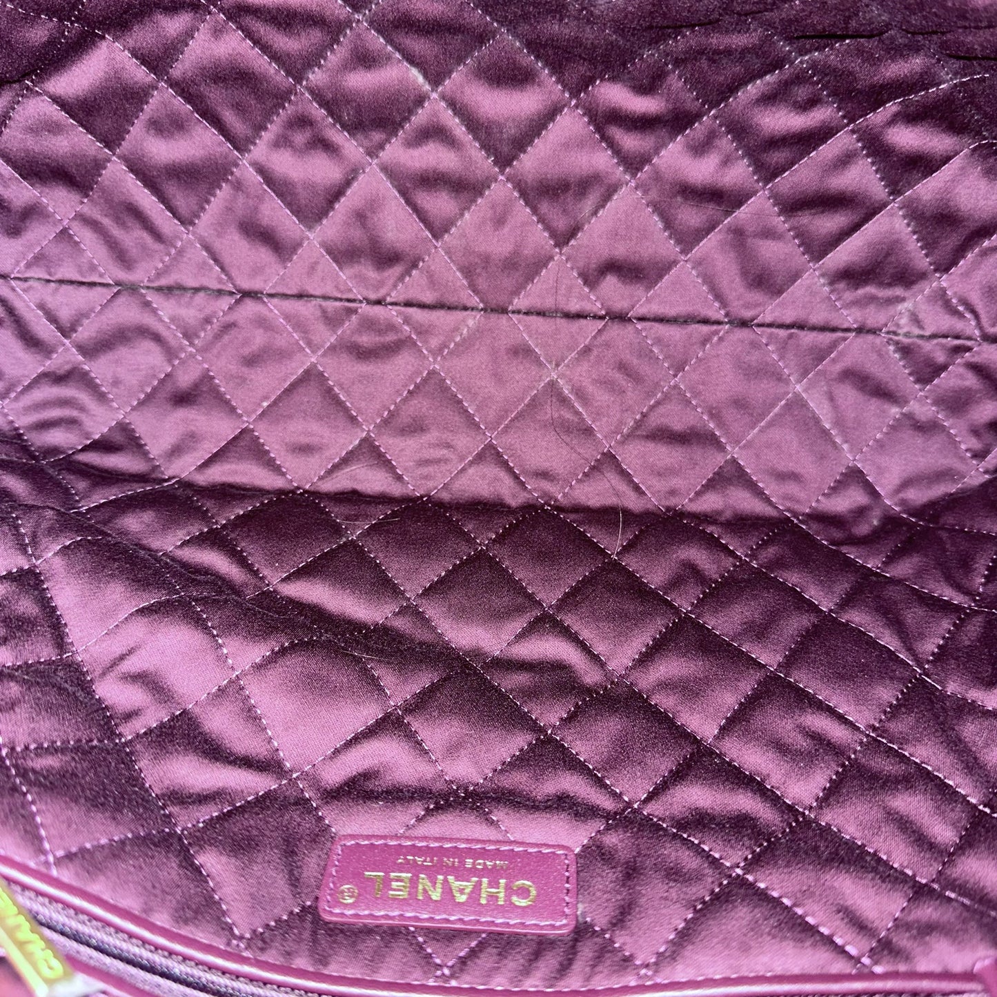 *Microchip, Receipt Full Set* 22 Calfskin Medium Violet With Pouch 22Bag RFID Microchip
