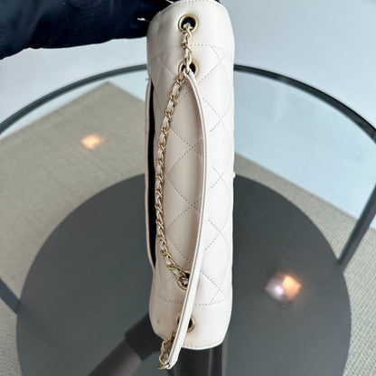 *Modern Reissue 2015* Diana Jumbo 28CM Quilted Lambskin Beige GHW No 20