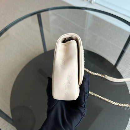 *Modern Reissue 2015* Diana Small 22CM Quilted Lambskin Beige Golden Hardware Series 20