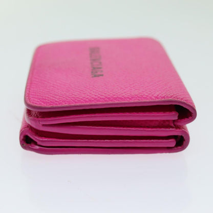 Balenciaga Wallet Leather Pink 593813 Auth mr046