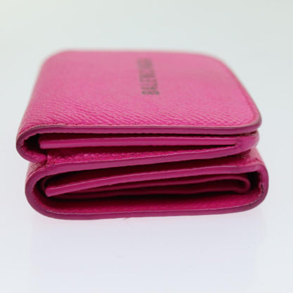 Balenciaga Wallet Leather Pink 593813 Auth mr046