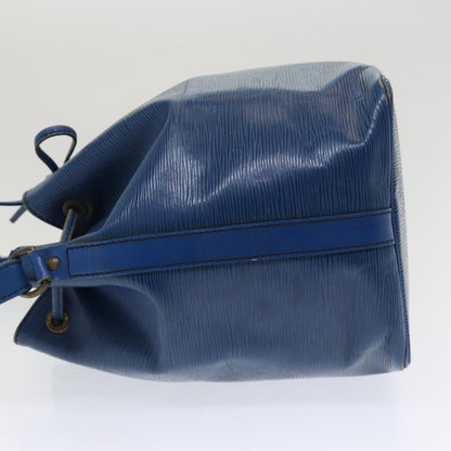 LOUIS VUITTON Epi Petit Noe Shoulder Bag Blue M44105 LV Auth mr340