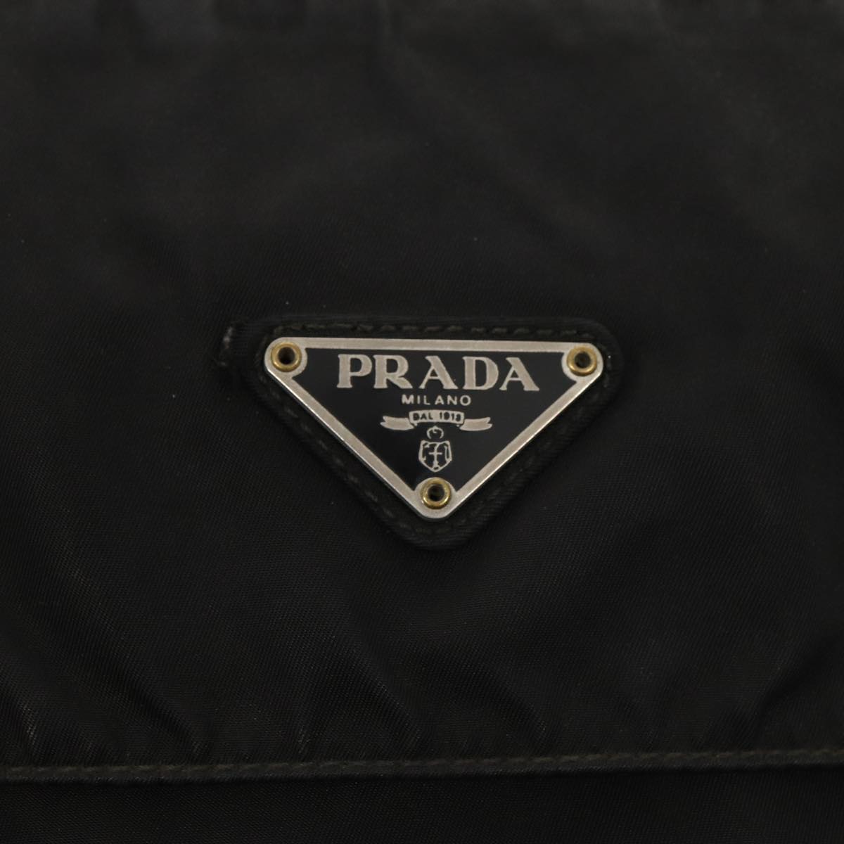 PRADA Shoulder Bag Nylon Black Auth mr349