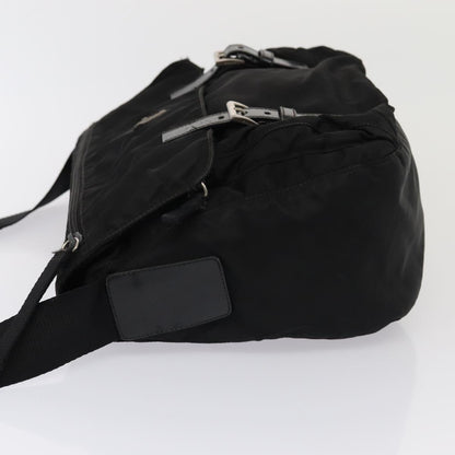 PRADA Shoulder Bag Nylon Black Auth mr349