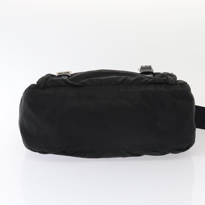 PRADA Shoulder Bag Nylon Black Auth mr349