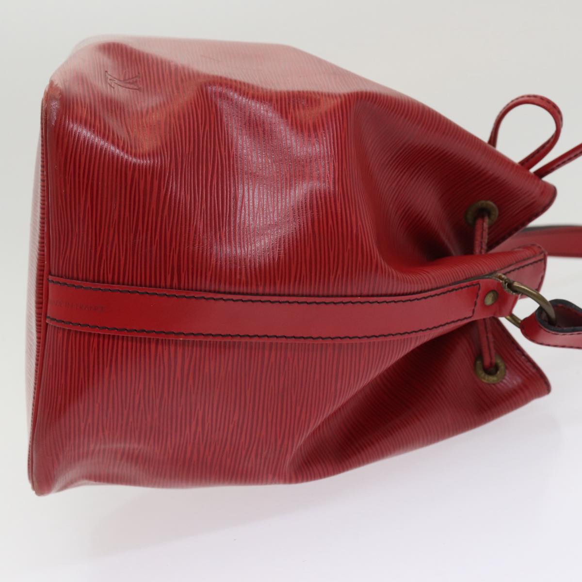 LOUIS VUITTON Epi Petit Noe Shoulder Bag Red M44107 LV Auth mr357